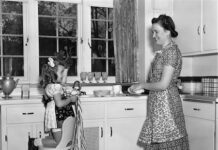 How were houses heated in the city more than 100 years ago?